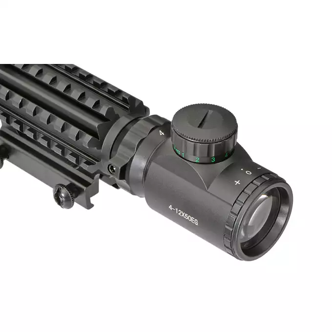 Mira telescópica 4-12x50EG con soporte integrado - Negro [PCS]