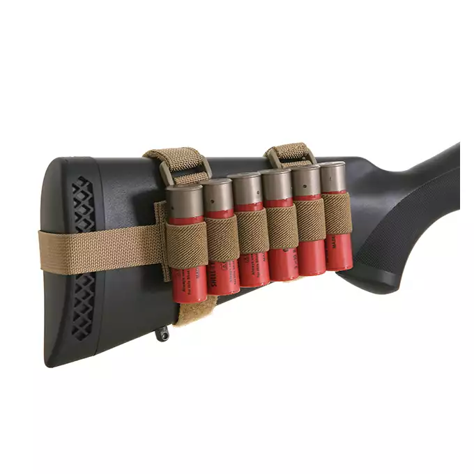 Shotgun Buttstock Shell Holder - Coyote [8FIELDS]