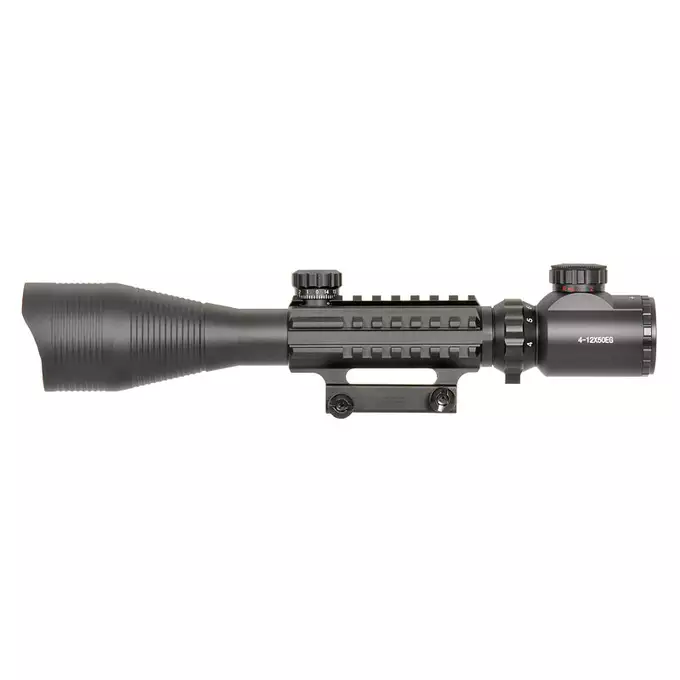 Mira telescópica 4-12x50EG con soporte integrado - Negro [PCS]