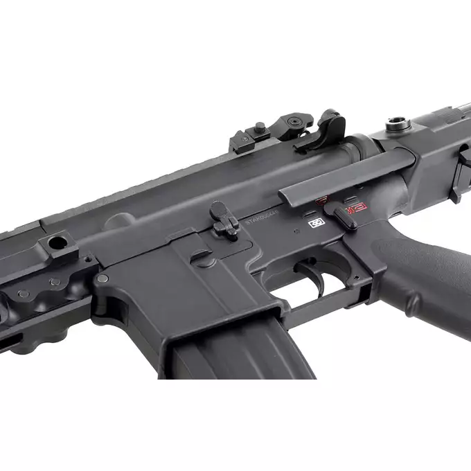 [Zestaw] ST46 PDW 10RS SMR Sports Line G3 AEG - Black [S&amp;T] + AKUMULATOR AIRSOFTOWY 25C 800MAH 3S1P 11.1V LIPO GENS ACE G-TECH T-PLUG