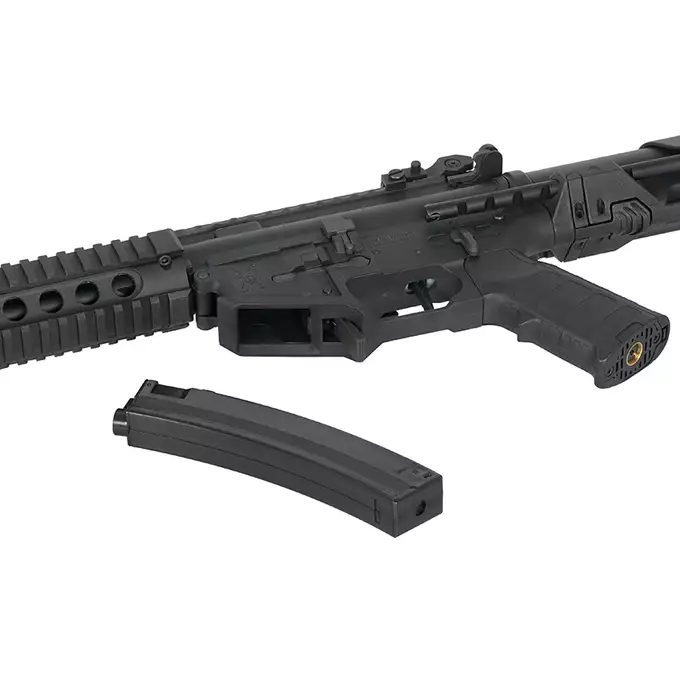 [Zestaw] PDW SBR Long - Black [King Arms] + AKUMULATOR AIRSOFTOWY 25C 800MAH 3S1P 11.1V LIPO GENS ACE G-TECH T-PLUG