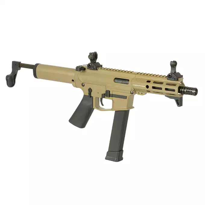 [Zestaw] Kompaktowa replika PDW Angstadt Arms UDP-9 G3 AEG - Tan [S&amp;T/EMG] + AKUMULATOR AIRSOFTOWY 25C 800MAH 3S1P 11.1V LIPO GENS ACE G-TECH T-PLUG