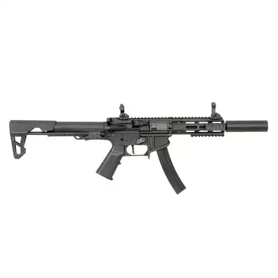 [Zestaw] PDW SBR SD - Black [King Arms] + AKUMULATOR AIRSOFTOWY 25C 800MAH 3S1P 11.1V LIPO GENS ACE G-TECH T-PLUG