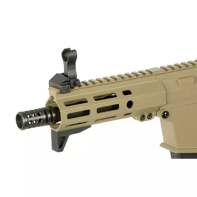 [Zestaw] Kompaktowa replika PDW Angstadt Arms UDP-9 G3 AEG - Tan [S&amp;T/EMG] + AKUMULATOR AIRSOFTOWY 25C 800MAH 3S1P 11.1V LIPO GENS ACE G-TECH T-PLUG