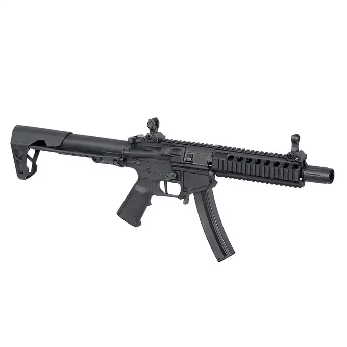 [Zestaw] PDW SBR Long - Black [King Arms] + AKUMULATOR AIRSOFTOWY 25C 800MAH 3S1P 11.1V LIPO GENS ACE G-TECH T-PLUG