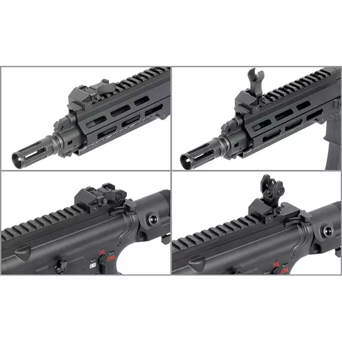 [Zestaw] ST46 PDW 10RS SMR Sports Line G3 AEG - Black [S&amp;T] + AKUMULATOR AIRSOFTOWY 25C 800MAH 3S1P 11.1V LIPO GENS ACE G-TECH T-PLUG