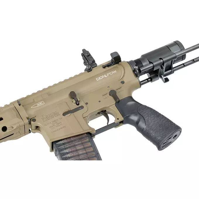 [Zestaw] Replika Daniel Defense DDM4 PDW SBR - FDE [EMG] + AKUMULATOR AIRSOFTOWY 25C 800MAH 3S1P 11.1V LIPO GENS ACE G-TECH T-PLUG