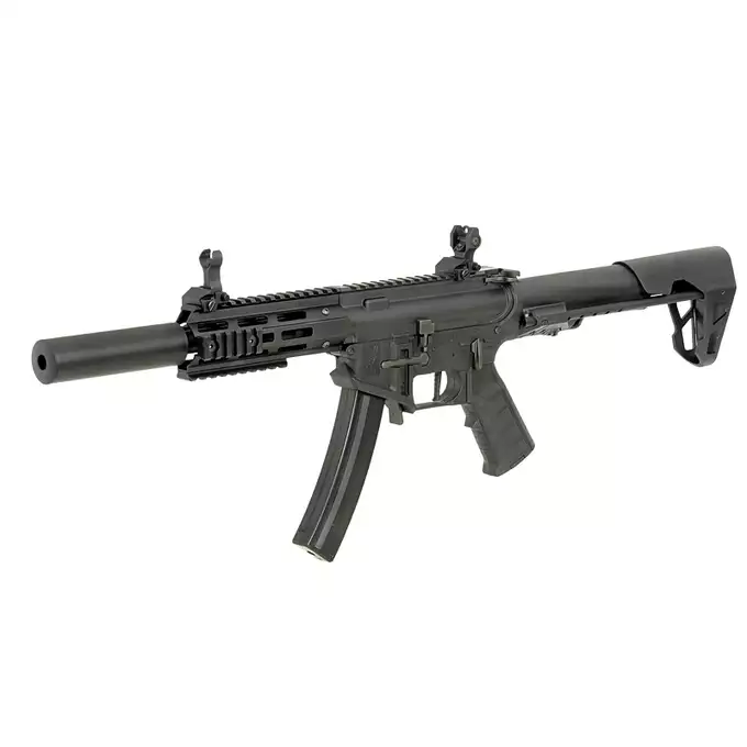 [Zestaw] PDW SBR SD - Black [King Arms] + AKUMULATOR AIRSOFTOWY 25C 800MAH 3S1P 11.1V LIPO GENS ACE G-TECH T-PLUG