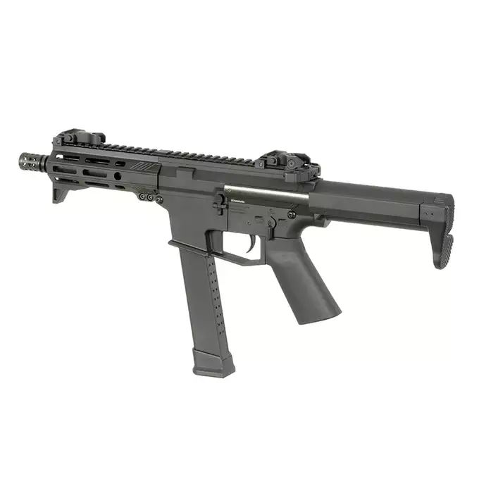 [Zestaw] Kompaktowa replika PDW Angstadt Arms UDP-9 G3 AEG - Black [S&amp;T/EMG] + AKUMULATOR AIRSOFTOWY 25C 800MAH 3S1P 11.1V LIPO GENS ACE G-TECH T-PLUG