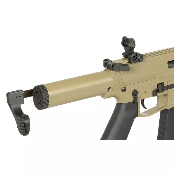[Zestaw] Kompaktowa replika PDW Angstadt Arms UDP-9 G3 AEG - Tan [S&amp;T/EMG] + AKUMULATOR AIRSOFTOWY 25C 800MAH 3S1P 11.1V LIPO GENS ACE G-TECH T-PLUG