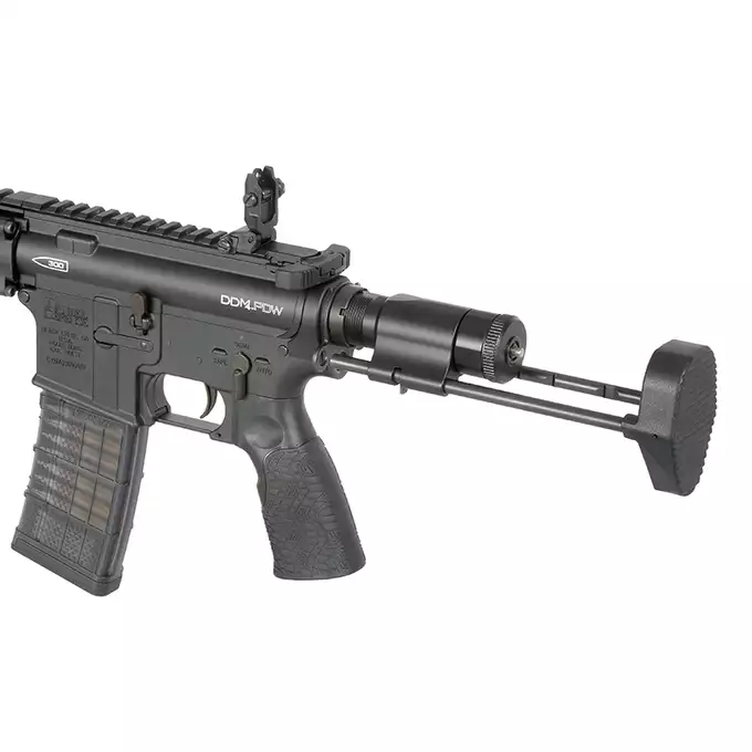 [Zestaw] Replika Daniel Defense DDM4 PDW SBR - Black [EMG] + AKUMULATOR AIRSOFTOWY 25C 800MAH 3S1P 11.1V LIPO GENS ACE G-TECH T-PLUG