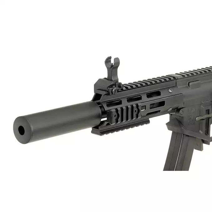 [Zestaw] PDW SBR SD - Black [King Arms] + AKUMULATOR AIRSOFTOWY 25C 800MAH 3S1P 11.1V LIPO GENS ACE G-TECH T-PLUG