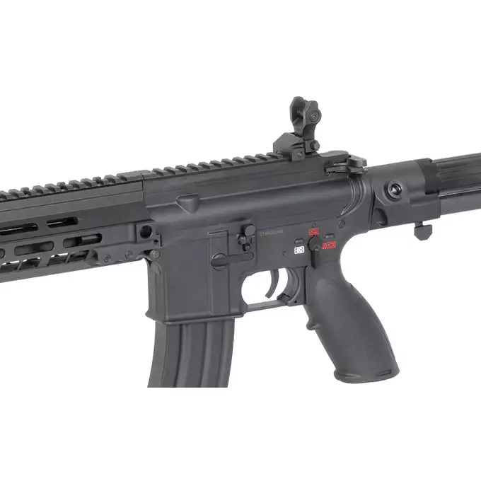 [Zestaw] ST46 PDW 10RS SMR Sports Line G3 AEG - Black [S&amp;T] + AKUMULATOR AIRSOFTOWY 25C 800MAH 3S1P 11.1V LIPO GENS ACE G-TECH T-PLUG