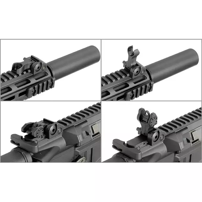 [Zestaw] PDW SBR SD - Black [King Arms] + AKUMULATOR AIRSOFTOWY 25C 800MAH 3S1P 11.1V LIPO GENS ACE G-TECH T-PLUG