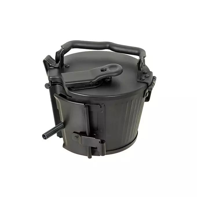 [Zestaw] Replika Karabinu Maszynowego MG42 Full Metal AEG -  Real Wood [S&amp;T] + Elektryczny magazynek bębnowy na 2500 kulek do MG42 [S&amp;T]