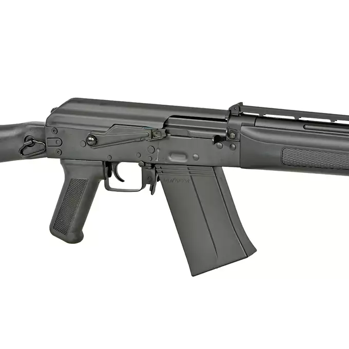 [Zestaw] Replika Strzelby Półautomatycznej SAIGA-12K [Double Bell] + Magazynek Hi-cap 300 kulek do SAIGA-12K [Double Bell]