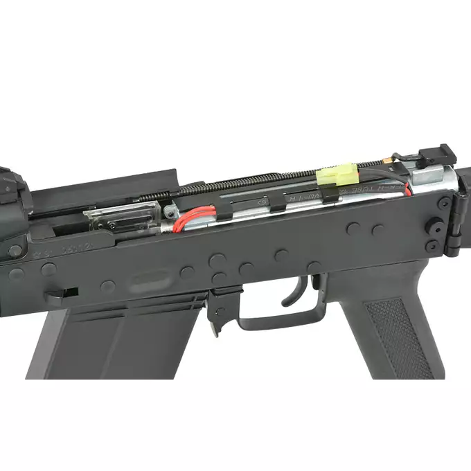 [Zestaw] Replika Strzelby Półautomatycznej SAIGA-12K [Double Bell] + Magazynek Hi-cap 300 kulek do SAIGA-12K [Double Bell]