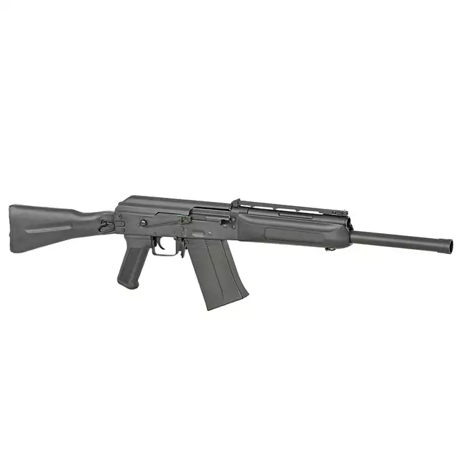 [Zestaw] Replika Strzelby Półautomatycznej SAIGA-12K [Double Bell] + Magazynek Hi-cap 300 kulek do SAIGA-12K [Double Bell]