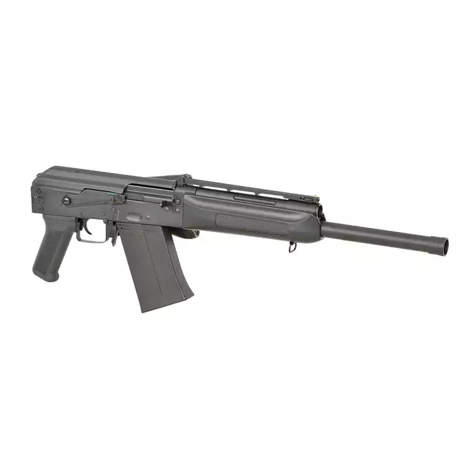 [Zestaw] Replika Strzelby Półautomatycznej SAIGA-12K [Double Bell] + Magazynek Hi-cap 300 kulek do SAIGA-12K [Double Bell]