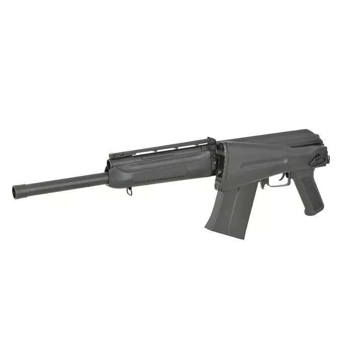 [Zestaw] Replika Strzelby Półautomatycznej SAIGA-12K [Double Bell] + Magazynek Hi-cap 300 kulek do SAIGA-12K [Double Bell]