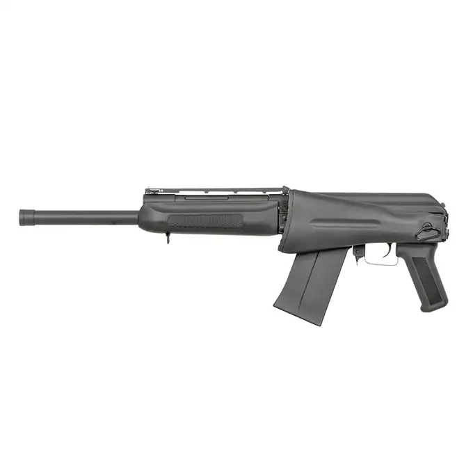 [Zestaw] Replika Strzelby Półautomatycznej SAIGA-12K [Double Bell] + Magazynek Hi-cap 300 kulek do SAIGA-12K [Double Bell]