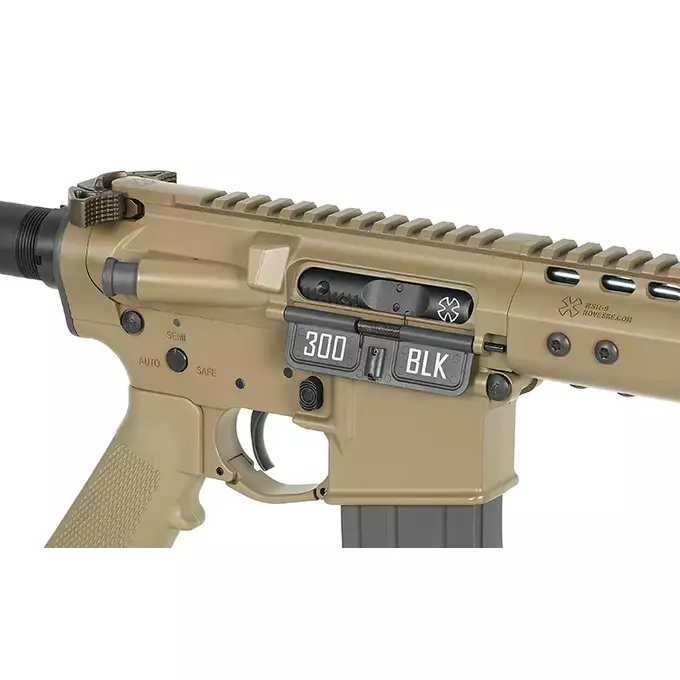 [Zestaw] Replika karabinka Noveske N4 MWS Gen3 GBBr - Tan [EMG] + Magazynek na Green Gaz do Karabinków Double Eagle MWS 35 kulek - Black [DE]