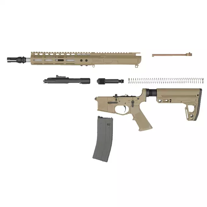 [Zestaw] Replika karabinka Noveske N4 MWS Gen3 GBBr - Tan [EMG] + Magazynek na Green Gaz do Karabinków Double Eagle MWS 35 kulek - Black [DE]