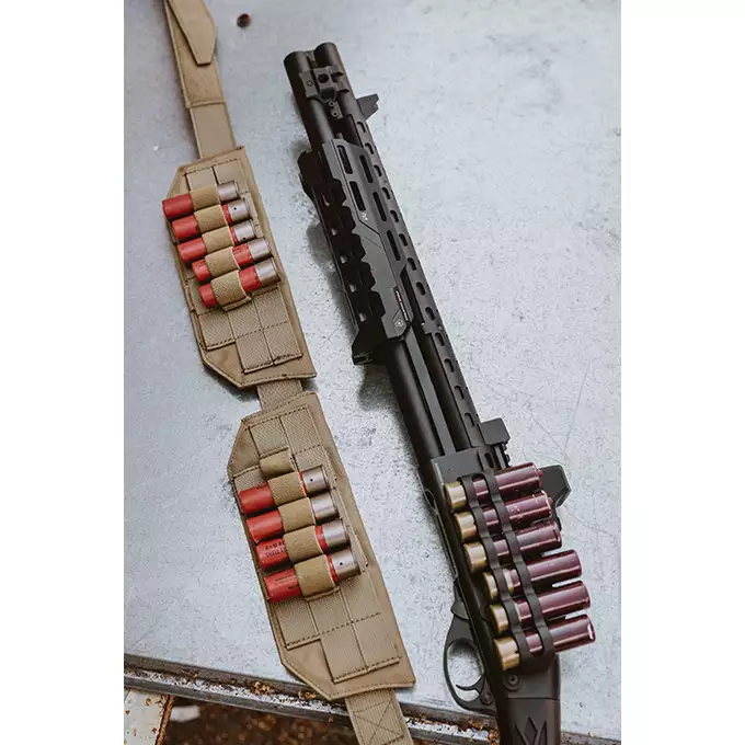 [Zestaw] Replika strzelby Strike Industries Licensed M870 - Black [EMG] + Zestaw 6 naboi na 30 kulek do strzelby [CYMA]