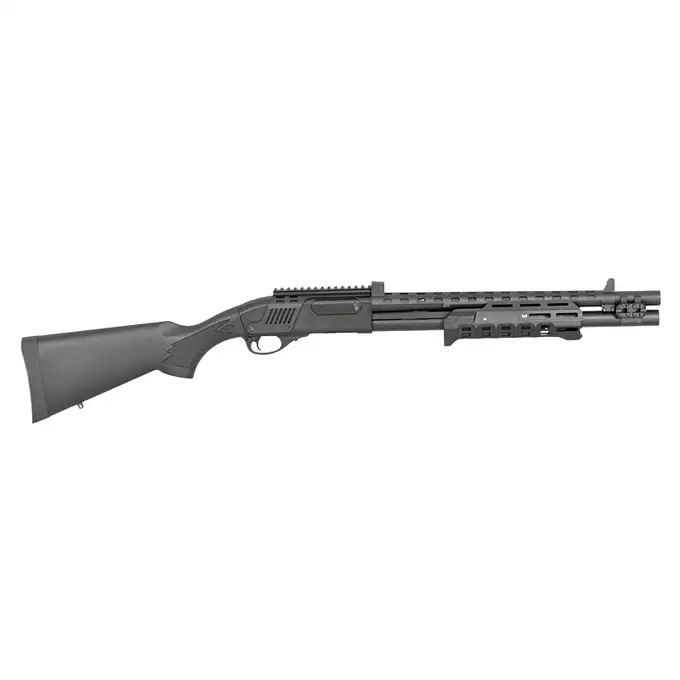 [Zestaw] Replika strzelby Strike Industries Licensed M870 - Black [EMG] + Zestaw 6 naboi na 30 kulek do strzelby [CYMA]