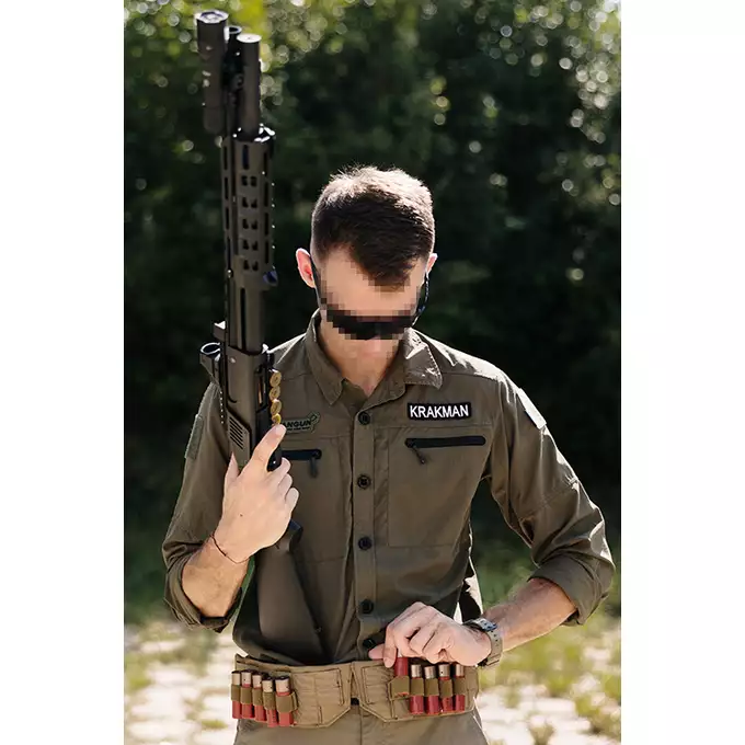 [Zestaw] Replika strzelby Strike Industries Licensed M870 - Black [EMG] + Zestaw 6 naboi na 30 kulek do strzelby [CYMA]