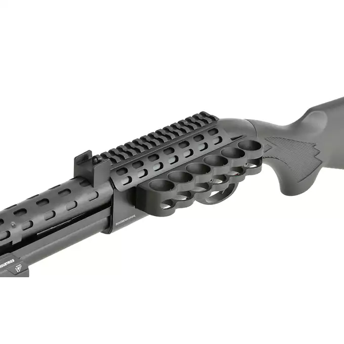 [Zestaw] Replika strzelby Strike Industries Licensed M870 - Black [EMG] + Zestaw 6 naboi na 30 kulek do strzelby [CYMA]