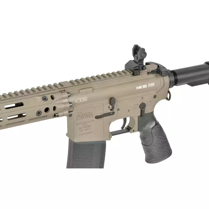 Replika Daniel Defense MK18 RIII 10.3" Eshooter ETU - FDE [EMG]