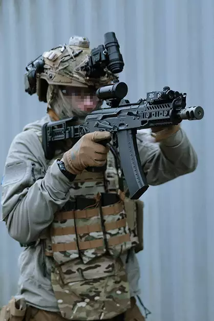 AKS-74U Tactical Rifle Replica CM.113B Eshooter ETU [CYMA]