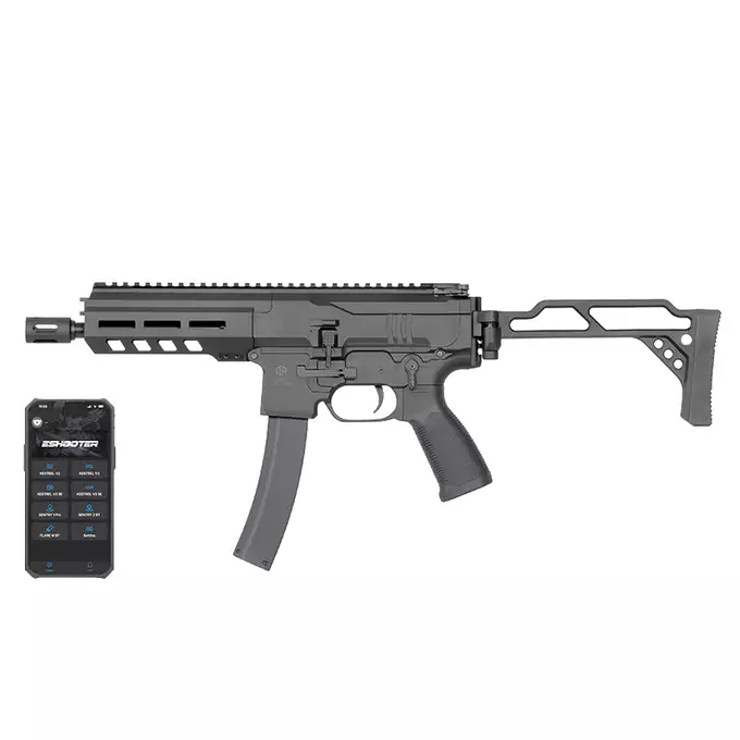 [Zestaw] M924 DMP-9 AEG [DE] + Magazynek 130 kulek do M924 DMP9 [DE]