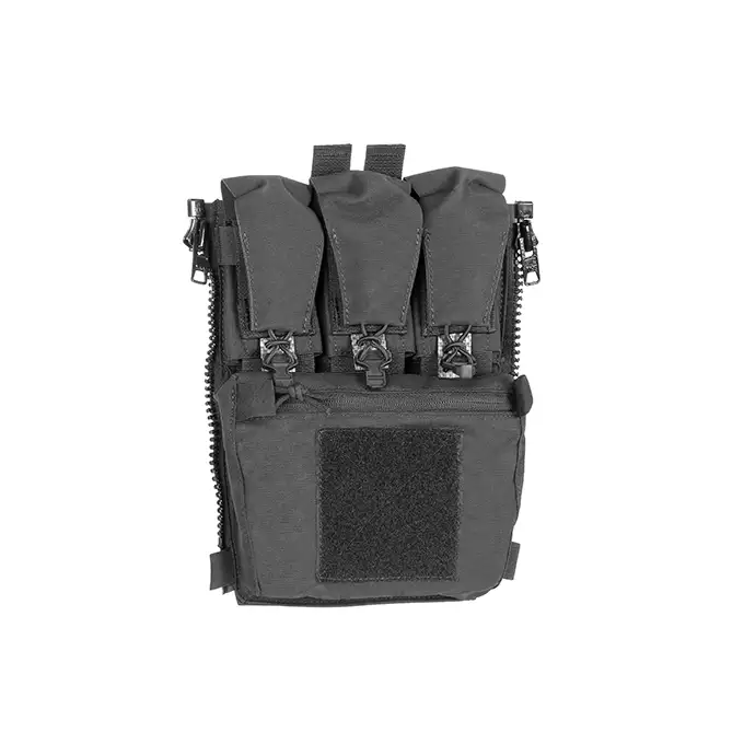 [Zestaw] Assault back panel - Black [WETAC] + ZIP MOLLE - Black [WETAC]