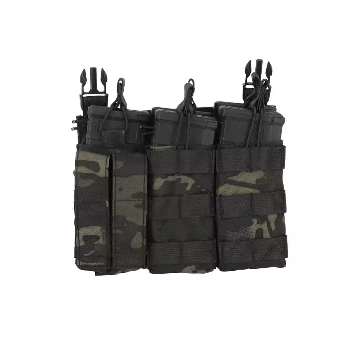 [Zestaw] Direct Delta Modular Vest  - Multicam Black [WETAC] + Buckle Up potrójna ładownica karabinowo-pistoletowa 5.56/9mm - MB