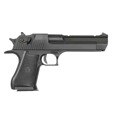[Zestaw] Pistolet airsoftowy 779S GBB (Green gas) [Double Bell] + Kabura udowa na duży pistolet - Olive [8FIELDS]