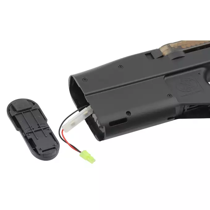 [Zestaw] Replika pistoletu maszynowego FN P90 [Cybergun] + Zawieszenie taktyczne do replik serii CM.060 - tan [8FIELDS]