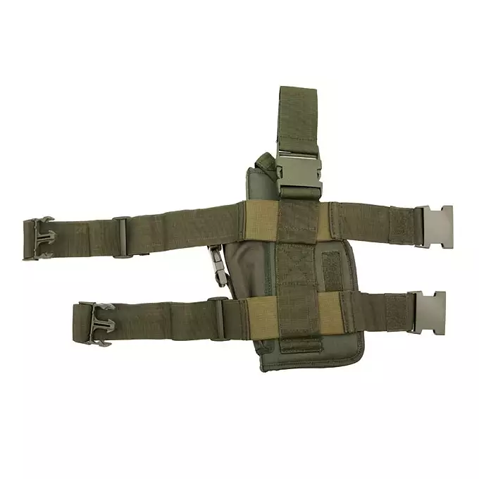 [Zestaw] HG-195 (Green Gas) [HFC] + Kabura udowa na duży pistolet - Olive [8FIELDS]