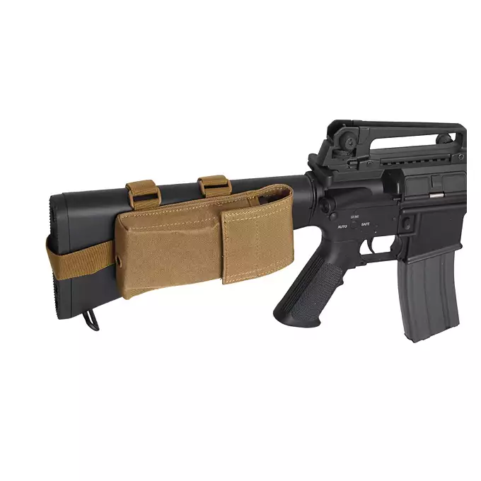 [Zestaw] M607 [Double Bell] + Ładownica do przenoszenia magazynków M4/M15/M16 na kolbie - Coyote [8FIELDS]