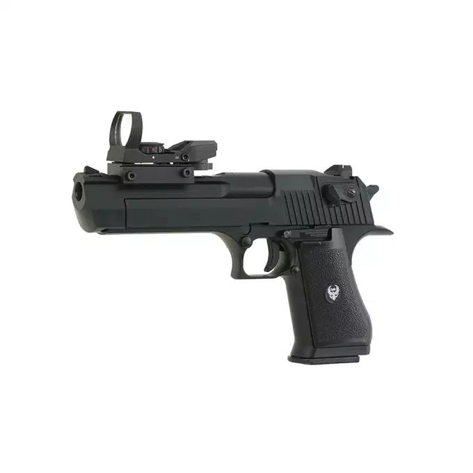 [Zestaw] HG-195 (Green Gas) [HFC] + Kabura udowa na duży pistolet - Olive [8FIELDS]