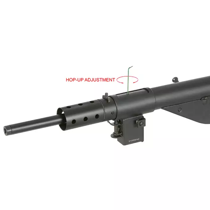 [Zestaw] Replika pistoletu maszynowego STEN MK2 Full Steel - Black [AGM] + Pokrowiec na broń długą 105cm - Coyote [8FIELDS]