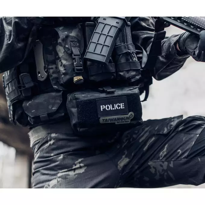[Zestaw] Buckle Up Assault Plate Carrier Cummerbund - Black [8FIELDS] + Nerka zrzutowa do kamizelki - Black [8FIELDS]