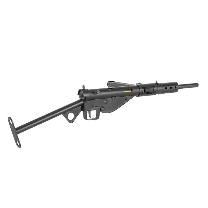 [Zestaw] Replika pistoletu maszynowego STEN MK2 Full Steel - Black [AGM] + Pokrowiec na broń długą 105cm - Coyote [8FIELDS]