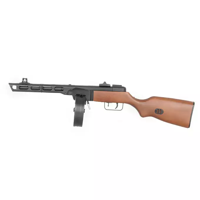 [Zestaw] Replika SW-09 AEG PPSz-41 - Real Wood [Snow Wolf] + Pokrowiec na broń długą 105cm - Coyote [8FIELDS]