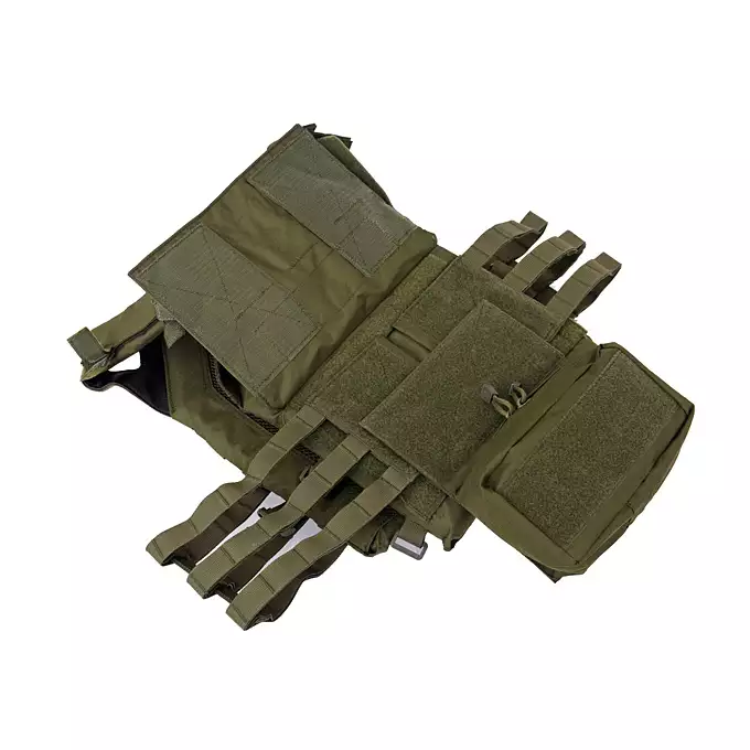 [Zestaw] Buckle Up Assault Plate Carrier Cummerbund - Black [8FIELDS] + Nerka zrzutowa do kamizelki - Black [8FIELDS]