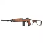 [Zestaw] Replika karabinka M1A1 Paratrooper - Real Wood [King Arms] + Pokrowiec na broń długą 105cm - Coyote [8FIELDS]
