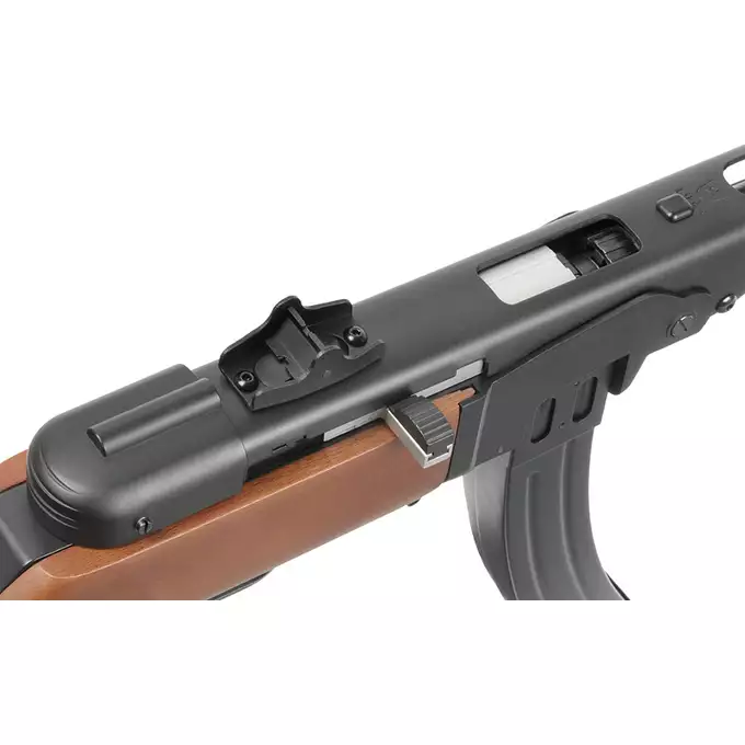 [Zestaw] Replika SW-09 AEG PPSz-41 - Real Wood [Snow Wolf] + Pokrowiec na broń długą 105cm - Coyote [8FIELDS]