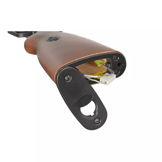[Zestaw] Replika SW-09 AEG PPSz-41 - Real Wood [Snow Wolf] + Pokrowiec na broń długą 105cm - Coyote [8FIELDS]