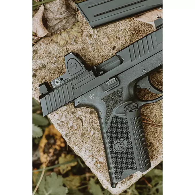 [Zestaw] Strzelba M8872 V2 (Zasilana Green Gazem) - Black [Golden Eagle] + Miniaturowy Celownik Pistoletowy / karabinowy - Black [JJ Airsoft]